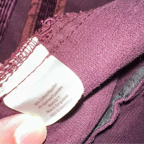 St. John's Bay women's PM Maroon Corduroy Jacket - Picture 6 of 6